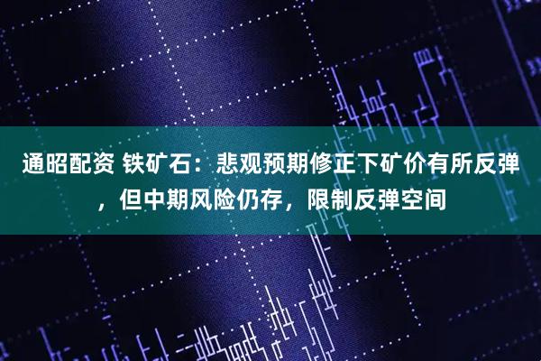 通昭配资 铁矿石：悲观预期修正下矿价有所反弹，但中期风险仍存，限制反弹空间