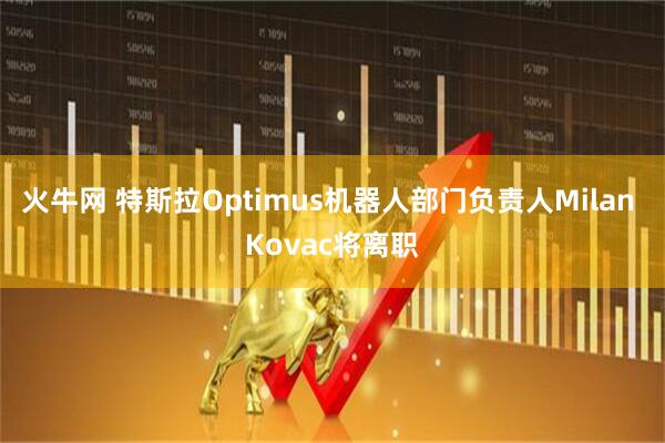火牛网 特斯拉Optimus机器人部门负责人Milan Kovac将离职