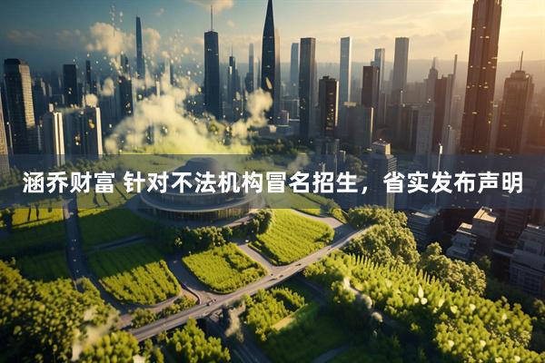 涵乔财富 针对不法机构冒名招生，省实发布声明