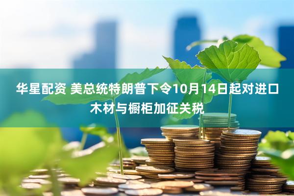 华星配资 美总统特朗普下令10月14日起对进口木材与橱柜加征关税